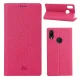 Huawei P Smart Z / Y9 Prime 2019 VILI DMX Cross Texture Leather Wallet Cover Case, Rose | Vāks Maciņš Maks...