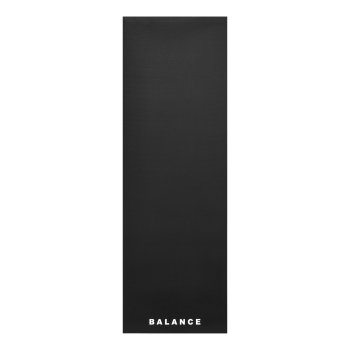 Коврик для йоги Balance PVC 183 x 61 см, черный