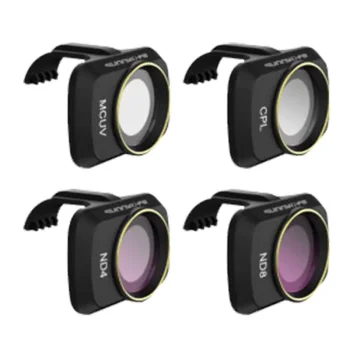 Комплект из 4 фильтров CPL ND4 ND8 UV Sunnylife для DJI Mini 2 / Mini 2 SE (MM-FI9257)