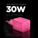 Сетевое зарядное устройство Spigen Essential EE301EU 30W, розовый
