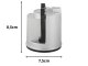 Rechargeable Electric Knife and Scissor Sharpener with Suction Base, Silver