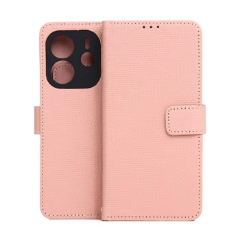 Чехол-книжка TFO Smart Triangle для Xiaomi Redmi Note 14 4G, розовый