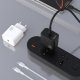 Dudao A27PCEU PD 30W GaN USB-C Wall Charger with USB-C Cable - Black