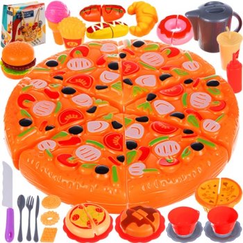 Ātrās ēdināšanas rotaļlietu komplekts, bērnu rotaļu ēdiens, ātrās uzkodas 22406 | Fast Food Toy Set