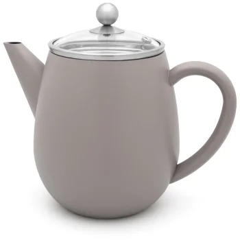 Bredemeijer Duet Eva Double-Walled Teapot 1.1L, Grey 111016