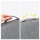 Wozinsky WTNP-15G 15.6\" Laptop Bag with Retractable Handle - Gray