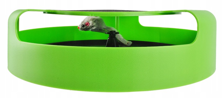 Rotaļlieta kaķiem (kaķēniem) ar nagu asināmo, "Pele" | Cats Indoor Interactive Toy "Mouse" (2)