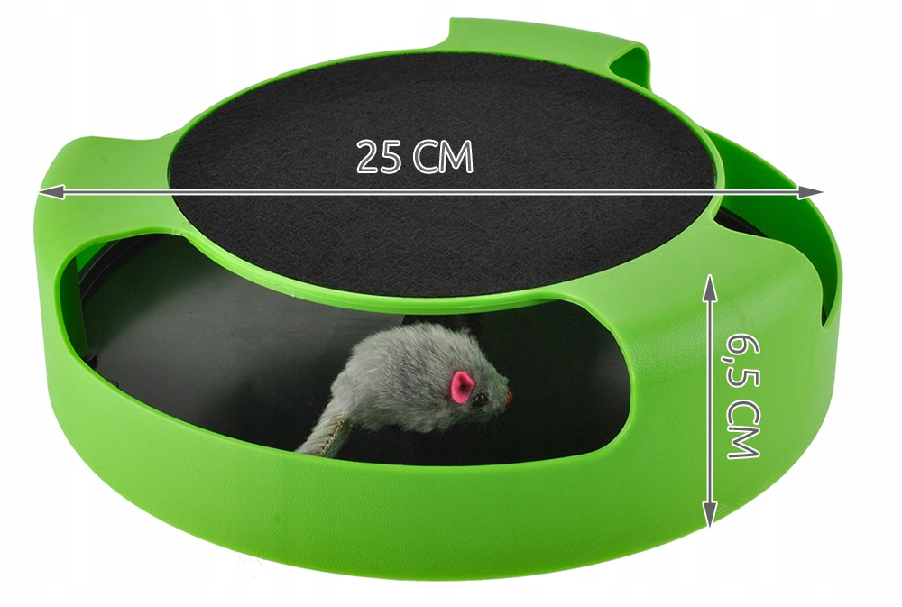 Rotaļlieta kaķiem (kaķēniem) ar nagu asināmo, "Pele" | Cats Indoor Interactive Toy "Mouse" (7)