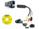 USB video uztvērējs VHS kasešu digitalizēšanai AV adapteris