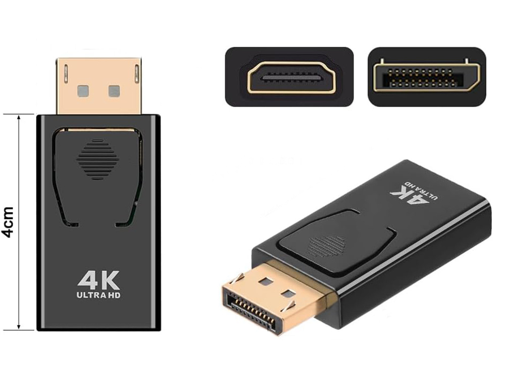 DisplayPort uz HDMI Adapteris 4K Ultra HD Pārveidotājs (0)