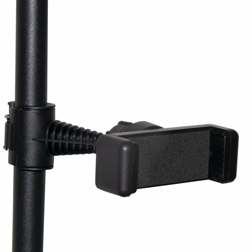 LED pusmēness lampa 40W skaistumkopšanas meistariem, melna (3)