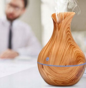 Ultraskaņas Gaisa Mitrinātājs Difuzors LIGHT WOOD | Ultrasonic Air Humidifier Electric Diffuser