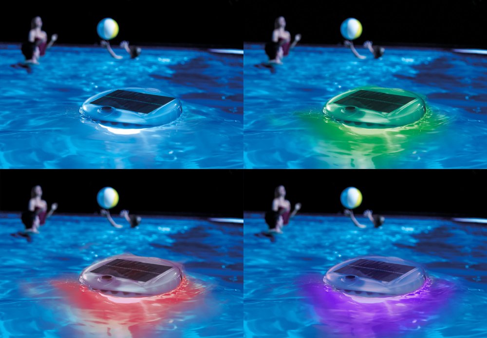 Peldoša solārā LED lampa baseinam INTEX 28695 (1)