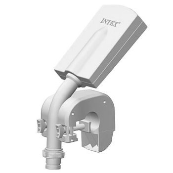 LED strūklaka baseinam Intex 28089, ar krāsainu apgaismojumu, balta