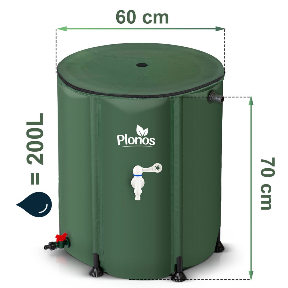 200 l lietusūdens tvertne Plonos PL-520 (2)