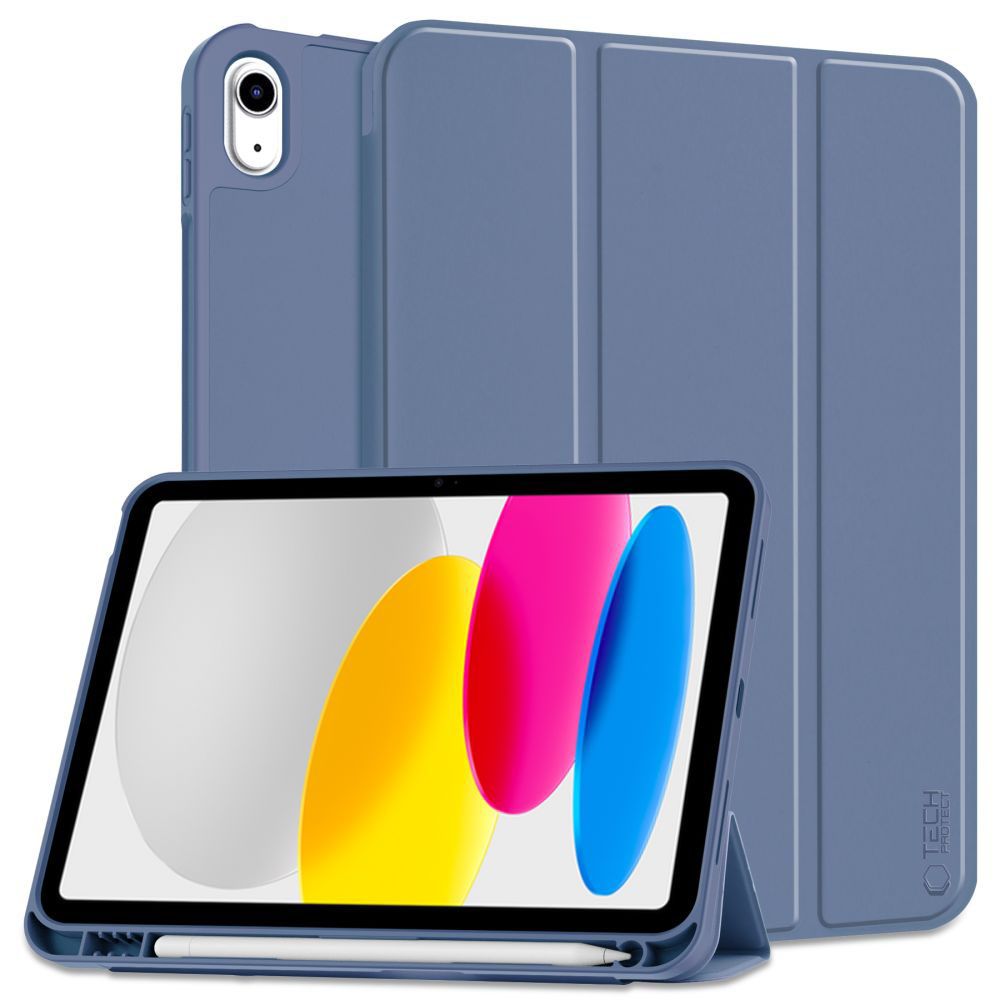 Apple iPad (2022) 10.9" (A2757 A2696) 10 gen. Tech-Protect SC Pen Protective Cover Case, Blue | Planšetes Vāciņš Maciņš Apvalks Grāmatiņa