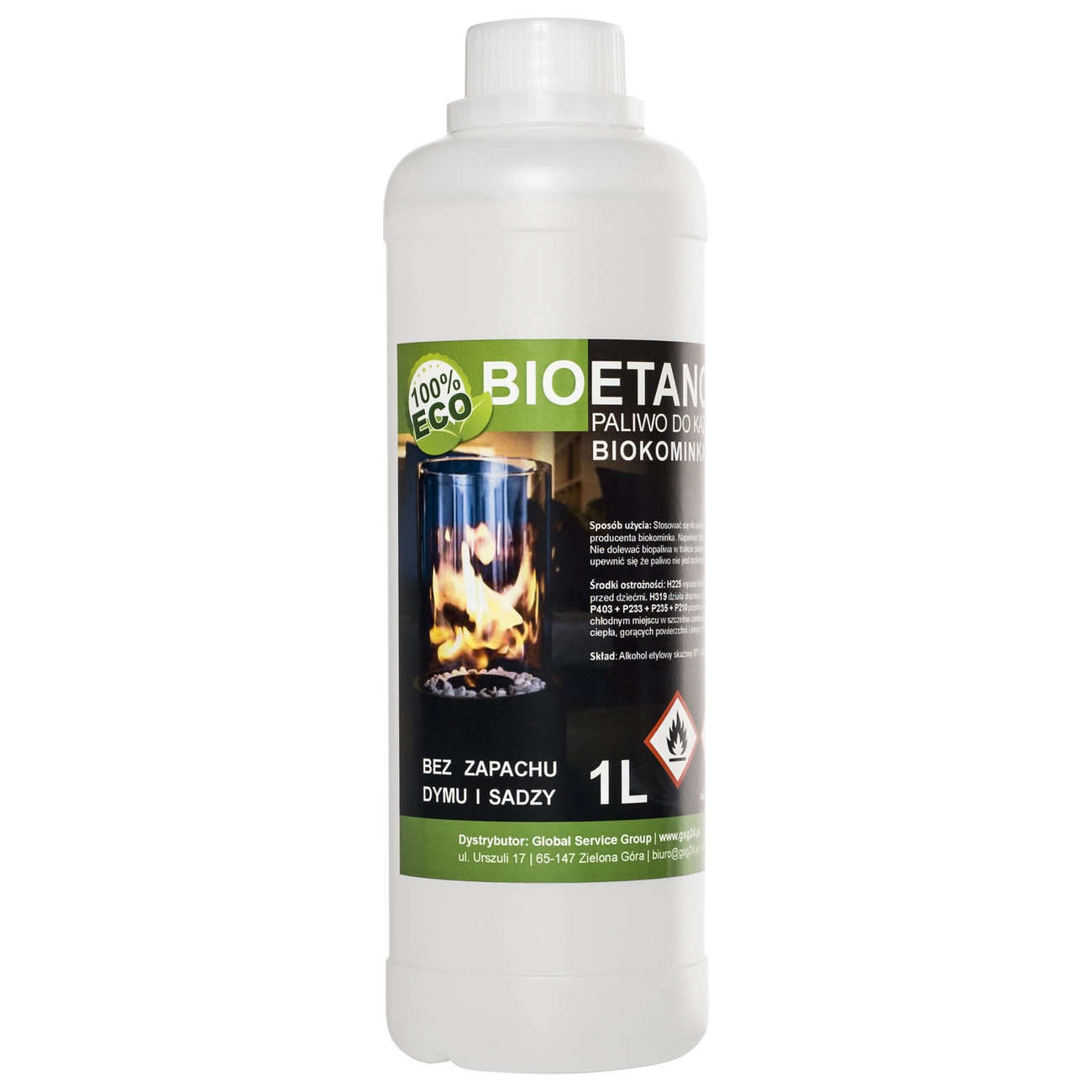 Bioalkohola bioetanola BIO degviela biokamīnam 1L | Bioalcohol bioethanol fuel for biofireplace