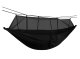 Šūpuļtīkls ar Moskītu Tīklu Dārzam Tūrismam Kempingam - 260x140сm, Melns | Hammock with Mosquito Net