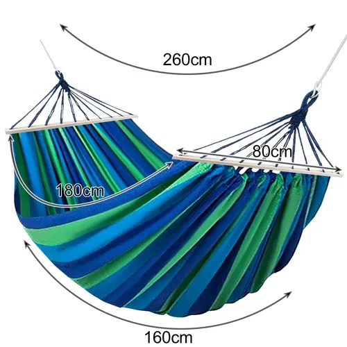 Divvietīgs Dārza Šūpuļtīkls 260x160cm Gardlov 21078 | Double Garden Hammock (2)