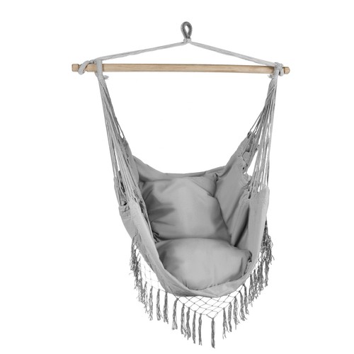Šūpuļtīkls Brazīlijas Krēsls Gardlov 23671, Pelēks | Hammock Brazilian Chair (2)