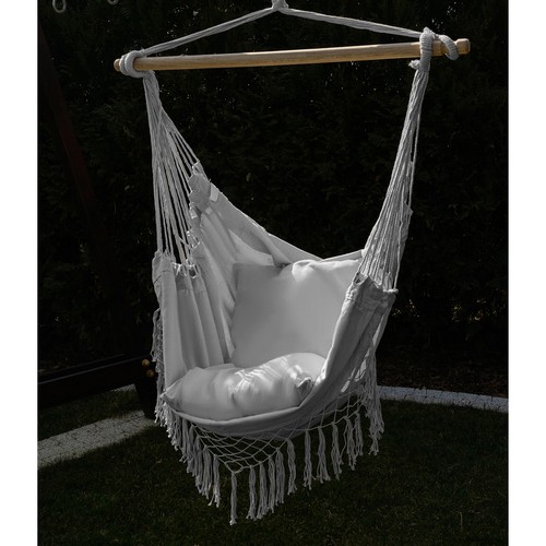 Šūpuļtīkls Brazīlijas Krēsls Gardlov 23671, Pelēks | Hammock Brazilian Chair (5)