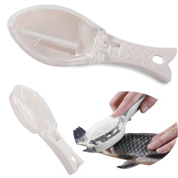 Konteiners Zivju Skrāpim Skrāpētājam Scallion Nazis | Fish Scraper Peeler Scallion Knife Container