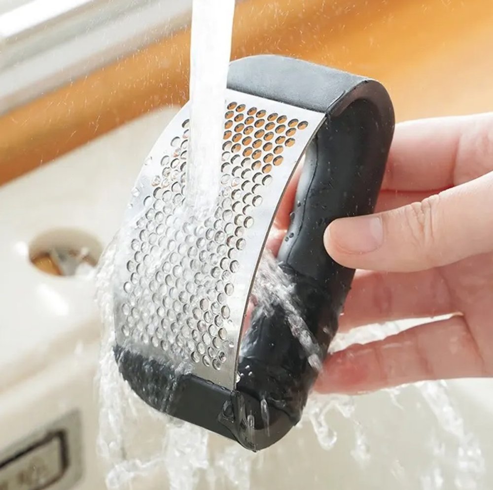 Metāla ķiploku spiede | Garlic Press Squeezer (2)