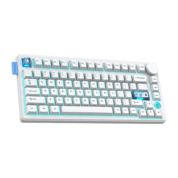 Bezvadu mehāniskā tastatūra ONIKUMA MT706 Balta QWERTY