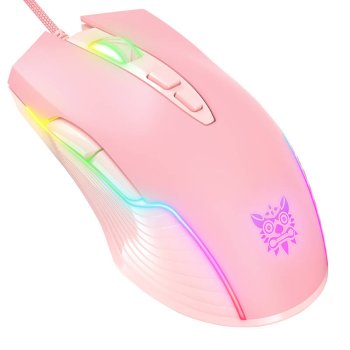 Spēļu pele ONIKUMA CW905 rozā krāsā | Gaming mouse