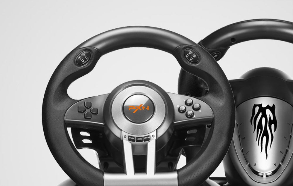 Gaming Wheel PXN-V3 (PC / PS3 / PS4 / XBOX ONE / SWITCH) (3)