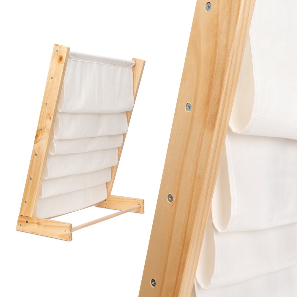 Bērnu Koka Grāmatu Skapis Plaukts | Kids Wooden Bookcase Shelf Stand (5)