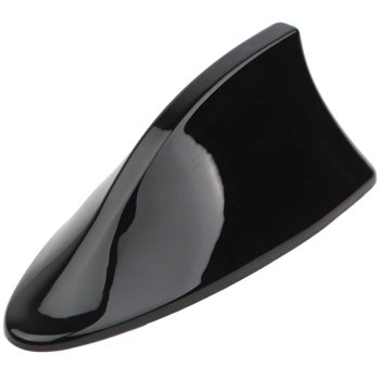 FM antena haizivs spuras dizains Audi BMW Ford Opel VW, melna