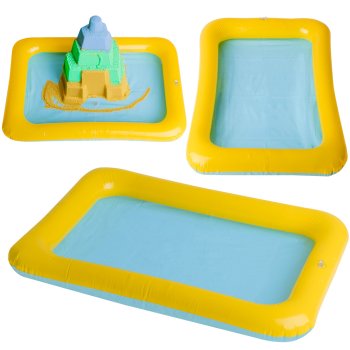 Piepūšamā Smilšu Kaste Kinētiskajām Smiltīm | Inflatable Kinetic Sand Play Box Sandbox
