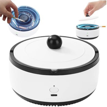 Inteliģents Auto Pelnu Trauks Pašdzēsošs Bezdūmu Attīrītājs | Intelligent Car Ashtray Self-Extinguishing...