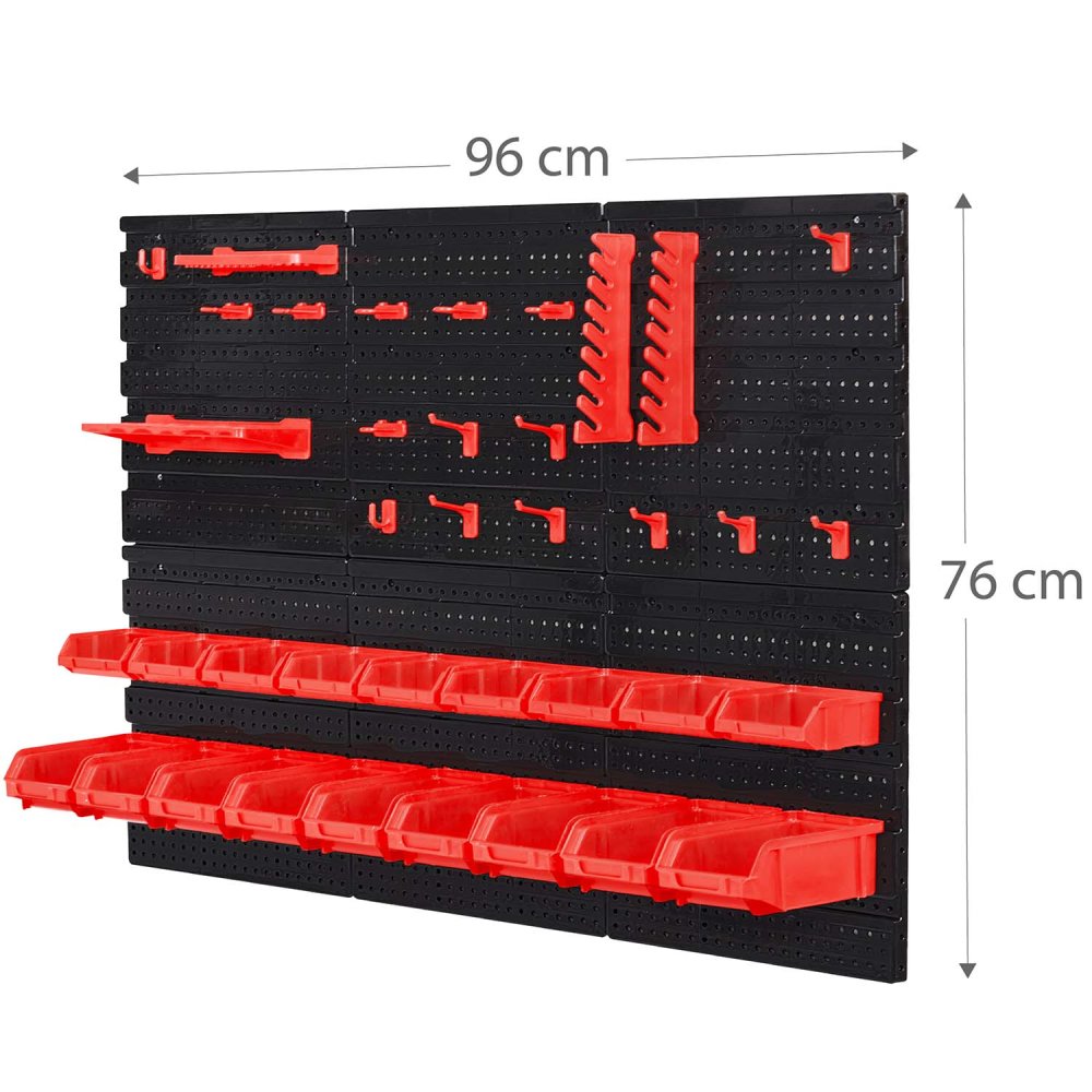 Humberg HM-581 darbnīcas instrumentu dēlis 96 x 76 cm sienas organizators (2)