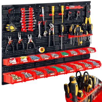 Humberg HM-581 darbnīcas instrumentu dēlis 96 x 76 cm sienas organizators