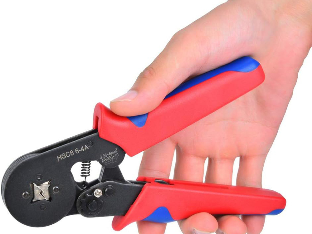 Kabeļu uzgaļu preses instrumentu zaciskotājs 0,25–10mm² (0)
