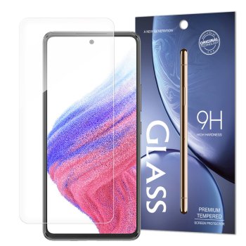 Samsung Galaxy A54 (SM-A546) - Aizsargstikls (Šaurs līdz Izliekumiem) | Tempered Glass Screen Protector