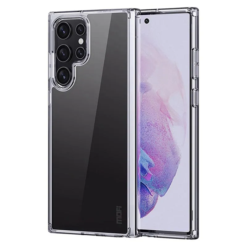 Samsung Galaxy S23 Ultra (SM-S918) Slim TPU Case Cover, Transparent | Caurspīdīgs Silikona Vāciņš Maciņš Apvalks Bampers