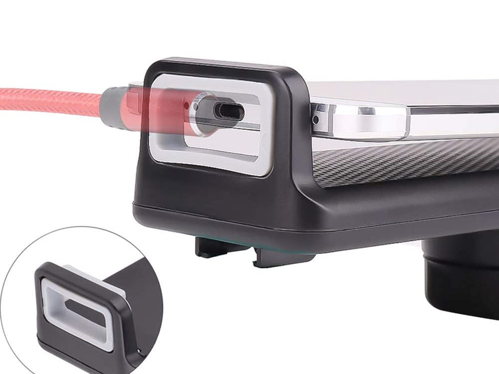 Turētājs planšetdatoram un telefonam auto galvas balstam, melns (2)