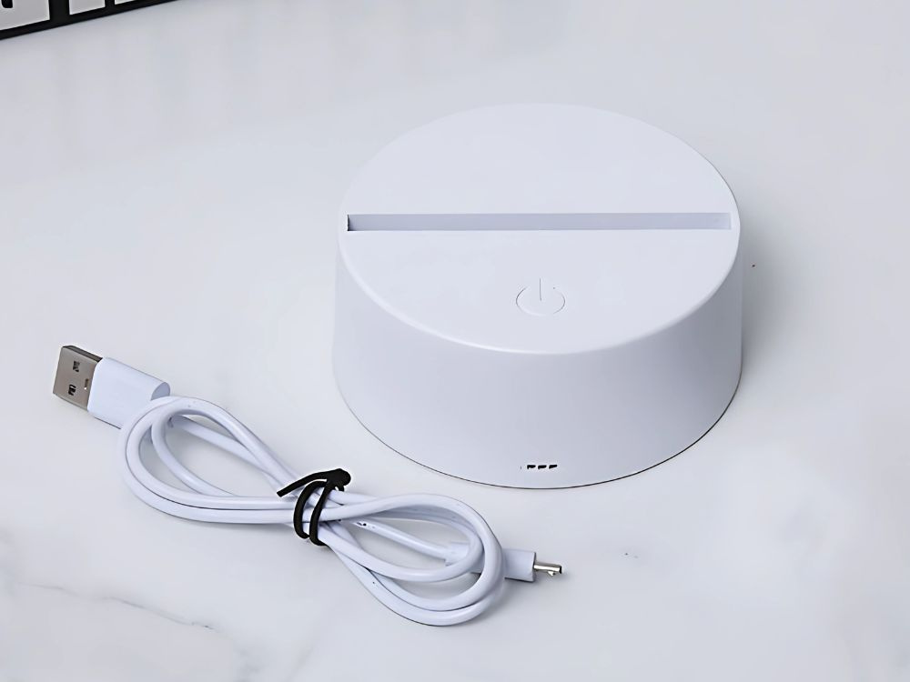 3D smilšu lampa ar kustīgām smiltīm un LED RGB galda dekorācija (2)