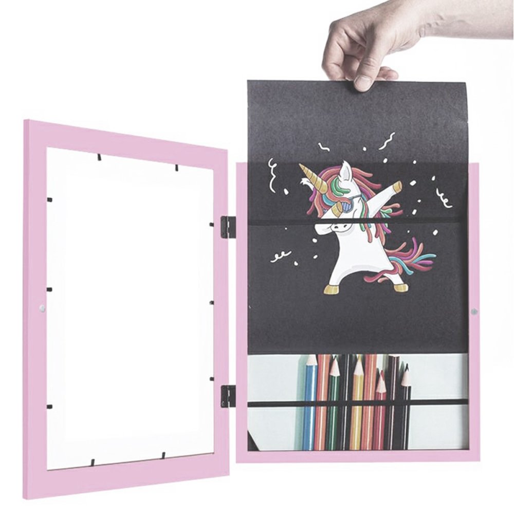 A4 Foto Zīmējumu Rāmis, Rozā | Photo Frame (0)