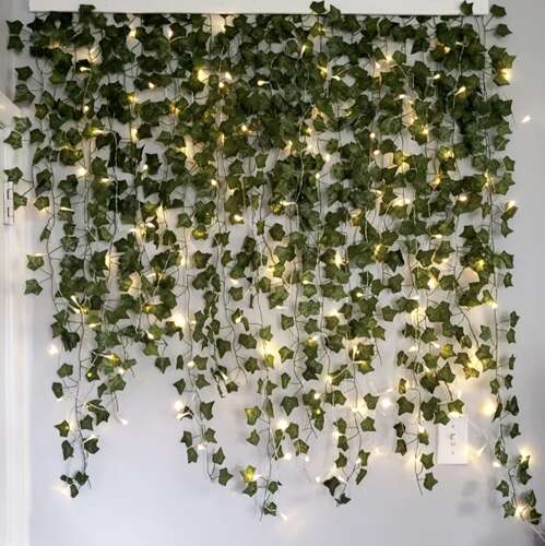Mākslīgais efejas dekors + LED gaismiņas GARDLOV | Artificial Ivy + LED Lights GARDLOV (3)