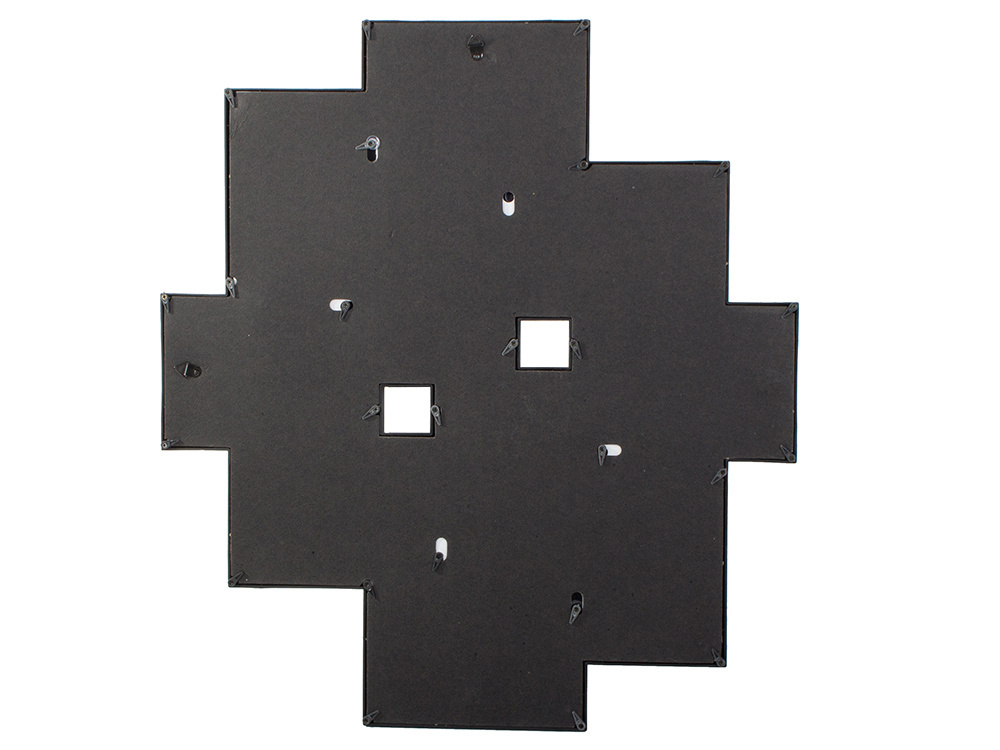 Liels 3D multirāmis 10 fotogrāfijām 10x15 cm, balts (2)