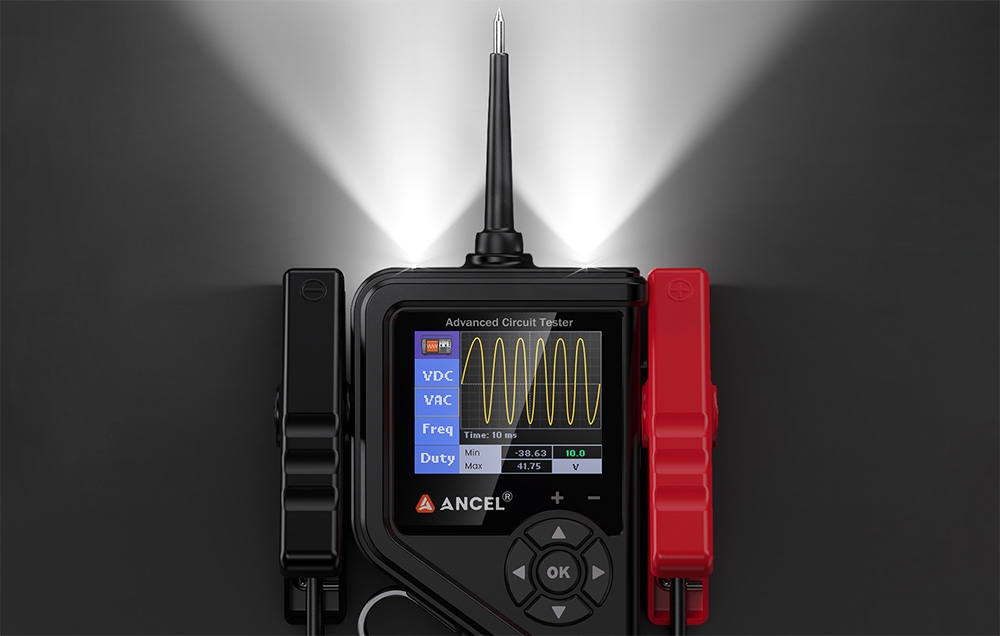 Elektriskās ķēdes testeris Ancel PB600 12V/24V Diagnostikas iekārta (0)