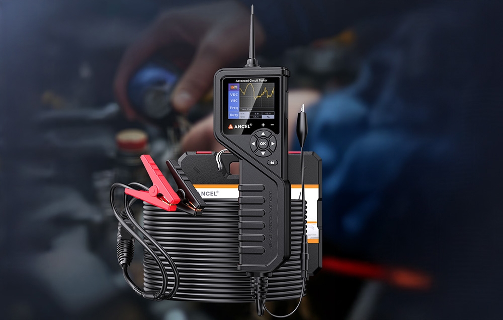 Elektriskās ķēdes testeris Ancel PB600 12V/24V Diagnostikas iekārta (3)