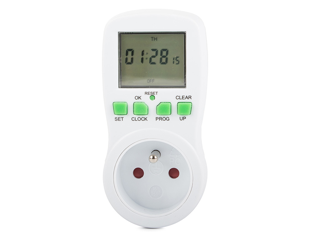 Digitālais Taimeris-Rozete, Programmējams, Ar LCD Displeju, Atpakaļskaitīšana | Digital Timer Socket,... (4)