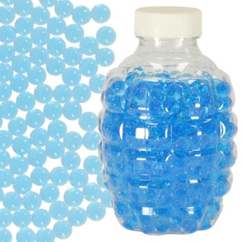 Hidrogēla bumbiņas "Orbeez" (7-8 mm) daudzkrāsu šautenes pistolei 550 gab., zils | Hydrogel balls for multicolor rifle gun