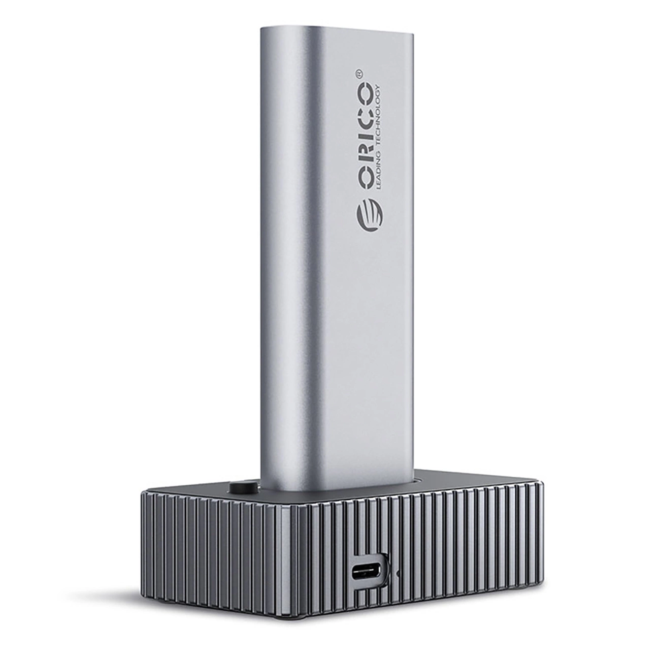 M.2 NVME disku dokstacija - pelēka | drive docking station gray