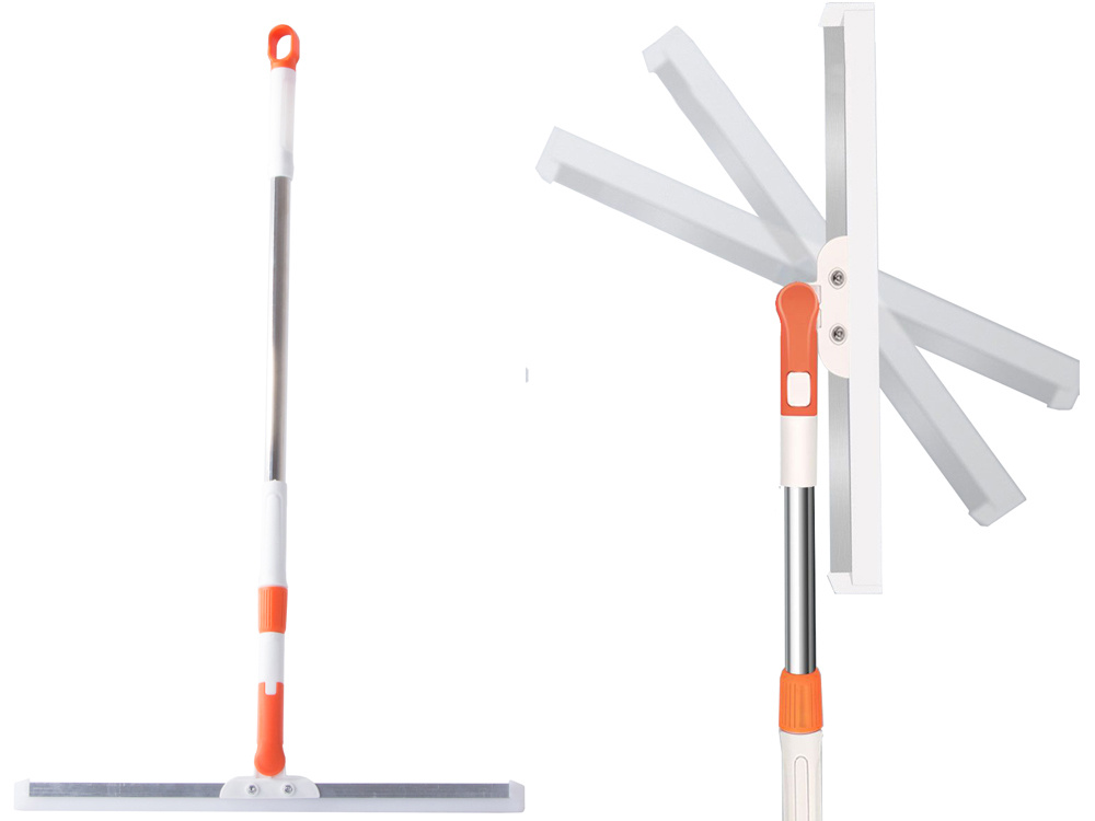Grīdas un stikla slaucītājs ar skrāpi, 64–120 cm, plastmasa (4)